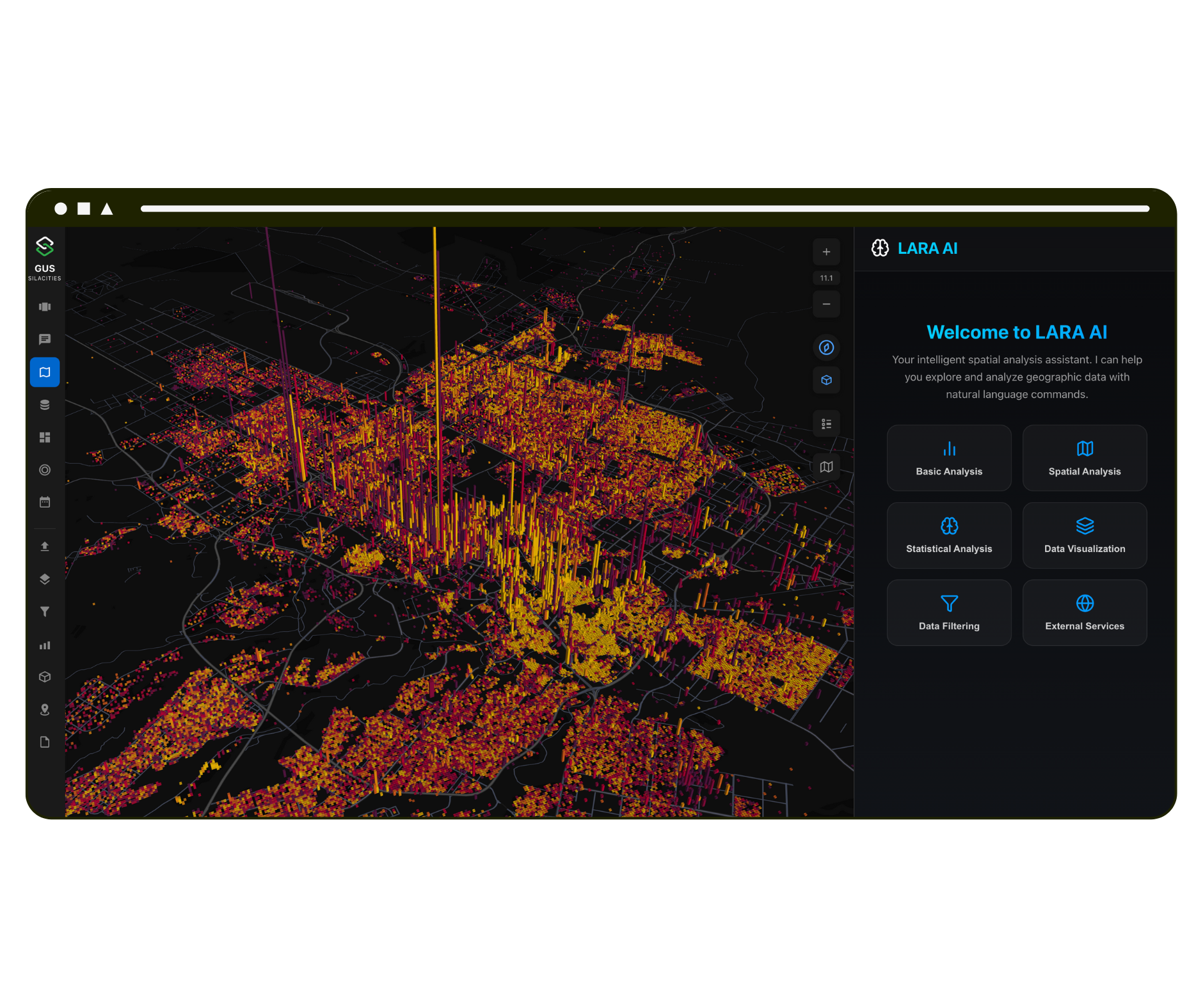 SilaCities GUS Platform - Natural Language Urban Intelligence